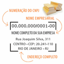 Carimbo CNPJ Padrão para Empresas