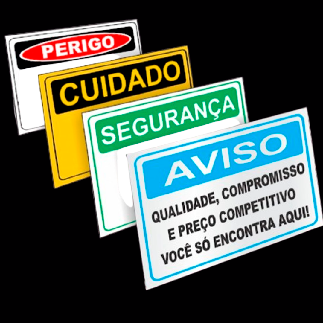 placa pvc (30cm x 20cm)